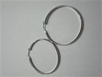 Orecchini Domar Donna Cerchi argento 925 lisci in Argento ORAR-466-280